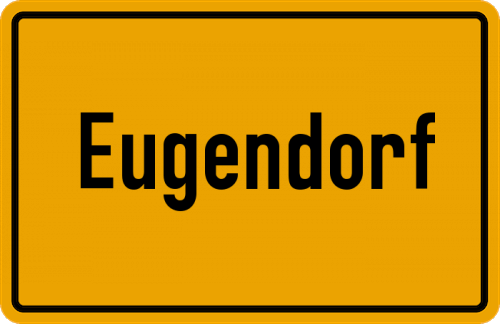 Ortsschild Eugendorf