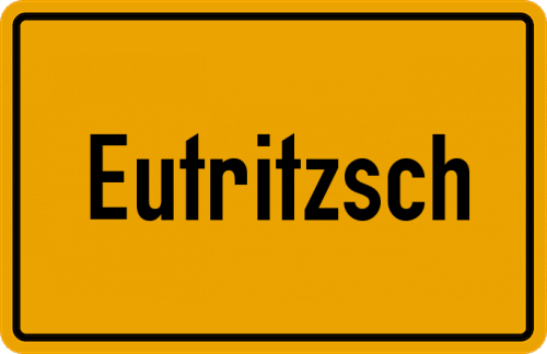 Ortsschild Eutritzsch