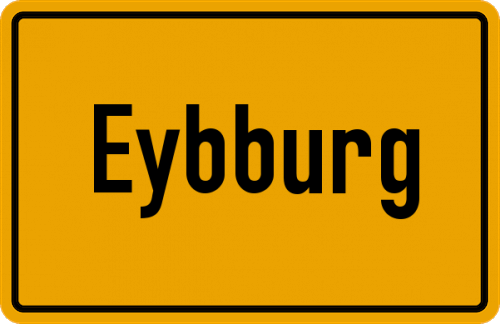 Ortsschild Eybburg