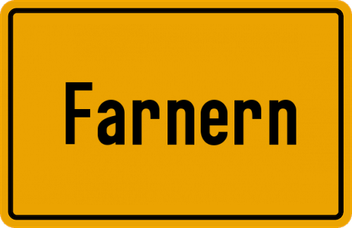 Ortsschild Farnern