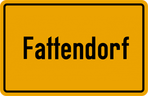 Ortsschild Fattendorf