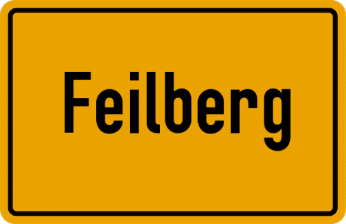 Ortsschild Feilberg