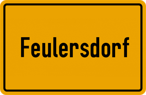 Ortsschild Feulersdorf