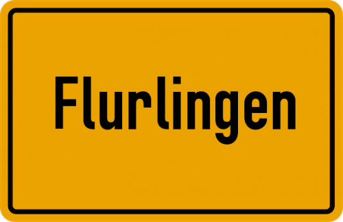 Ortsschild Flurlingen