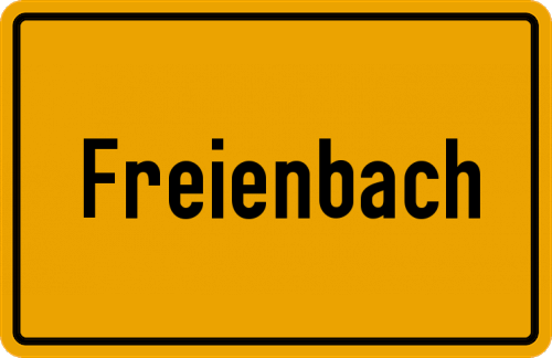 Ortsschild Freienbach