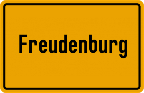 Ortsschild Freudenburg