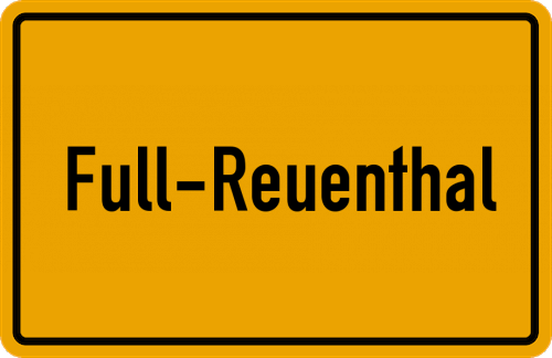 Ortsschild Full-Reuenthal