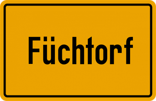 Ortsschild Füchtorf