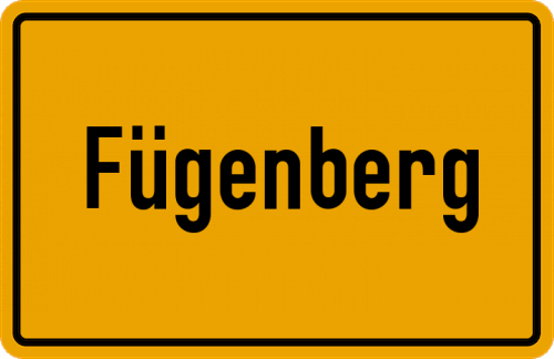 Ortsschild Fügenberg