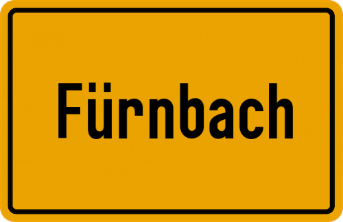 Ortsschild Fürnbach
