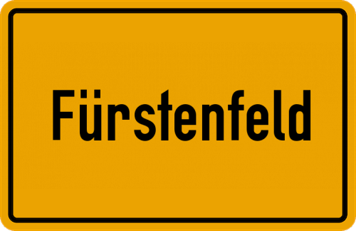 Ortsschild Fürstenfeld