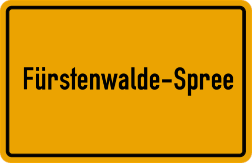 Ort Fürstenwalde-Spree zum kostenlosen Download