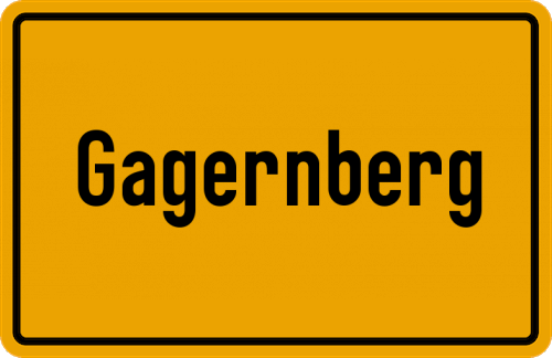 Ortsschild Gagernberg