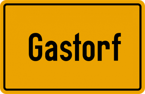 Ortsschild Gastorf