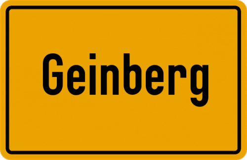 Ortsschild Geinberg