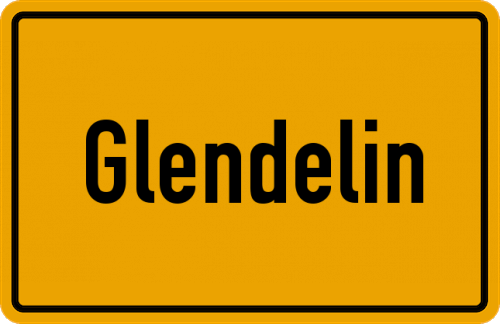 Ortsschild Glendelin