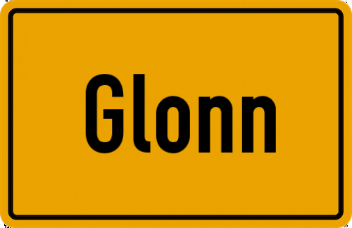 Ortsschild Glonn