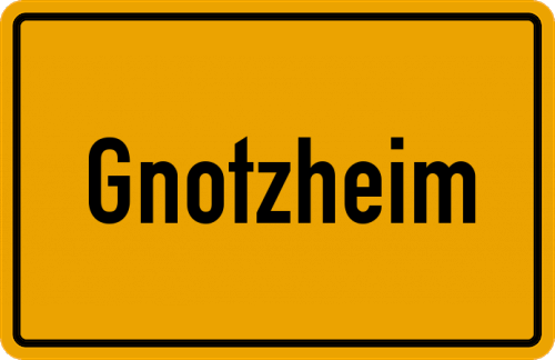 Ort Gnotzheim zum kostenlosen Download