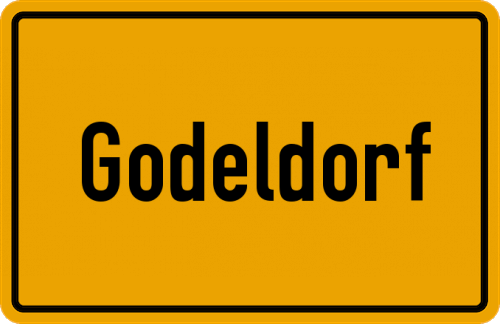 Ortsschild Godeldorf