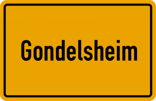 Ort Gondelsheim zum kostenlosen Download