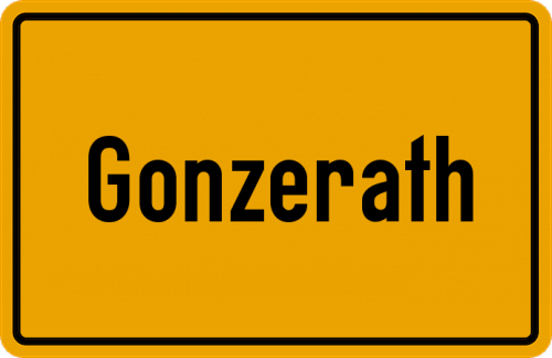 Ortsschild Gonzerath