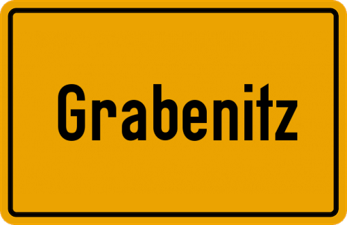 Ortsschild Grabenitz