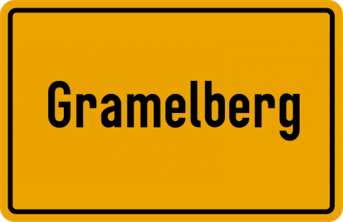 Ortsschild Gramelberg