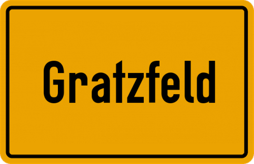 Ortsschild Gratzfeld