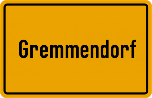 Ortsschild Gremmendorf