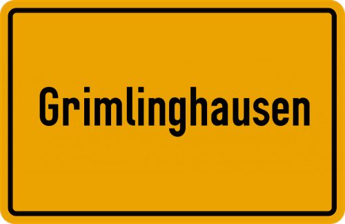 Ortsschild Grimlinghausen