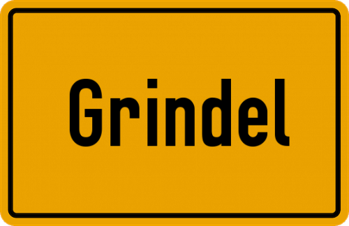 Ortsschild Grindel