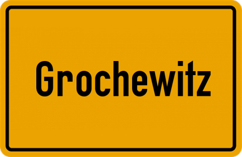 Ortsschild Grochewitz