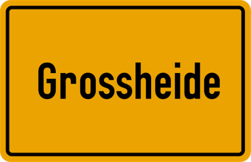 Ort Grossheide zum kostenlosen Download