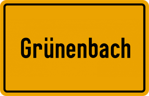 Ort Grünenbach zum kostenlosen Download