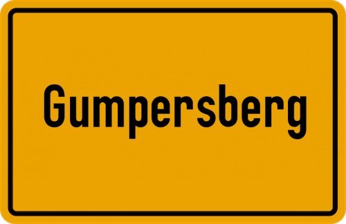 Ortsschild Gumpersberg