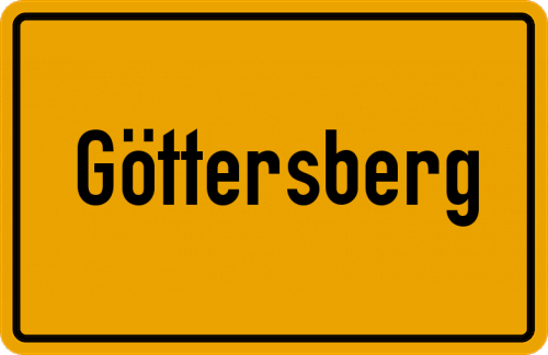 Ortsschild Göttersberg