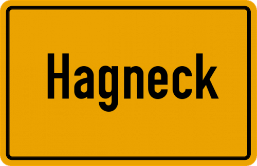 Ortsschild Hagneck
