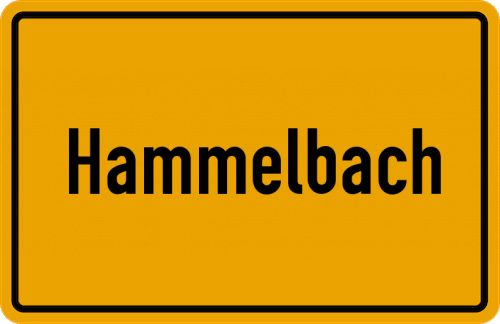 Ortsschild Hammelbach
