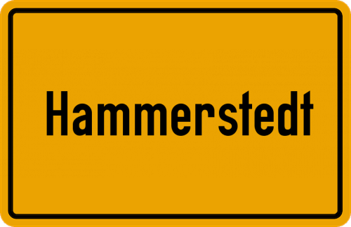Ortsschild Hammerstedt