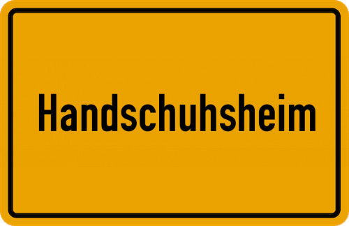 Ortsschild Handschuhsheim