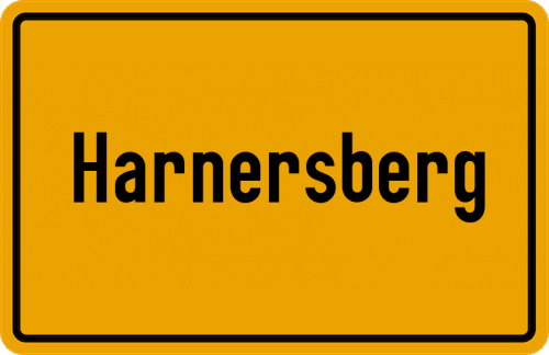 Ortsschild Harnersberg