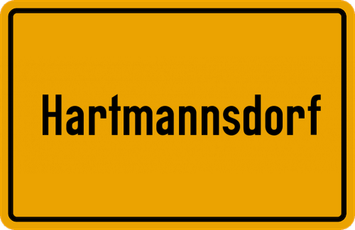 Ort Hartmannsdorf zum kostenlosen Download