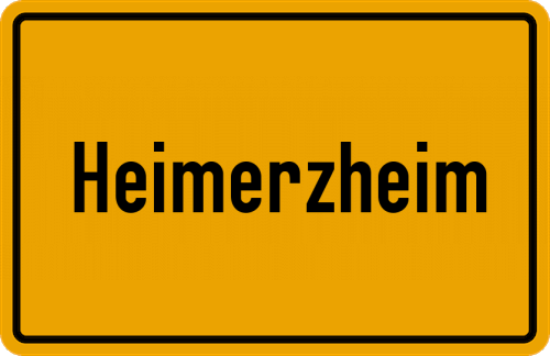Ortsschild Heimerzheim