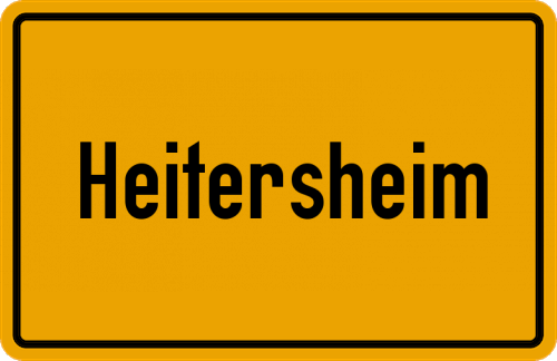 Ortsschild Heitersheim