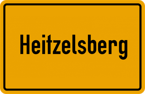 Ortsschild Heitzelsberg