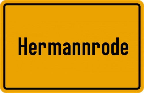 Ortsschild Hermannrode