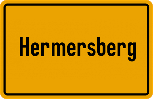 Ortsschild Hermersberg