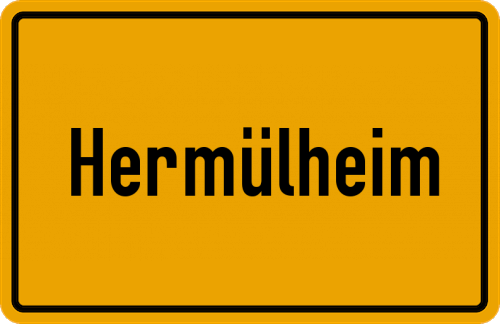 Ortsschild Hermülheim