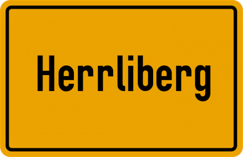 Ortsschild Herrliberg
