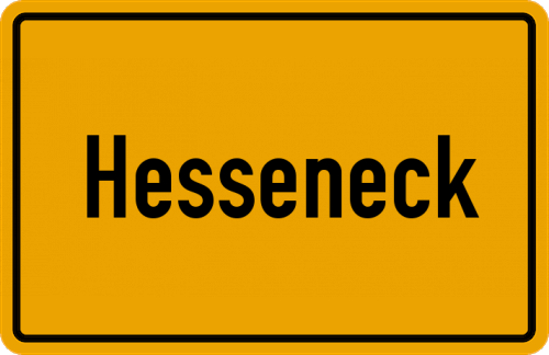 Ortsschild Hesseneck